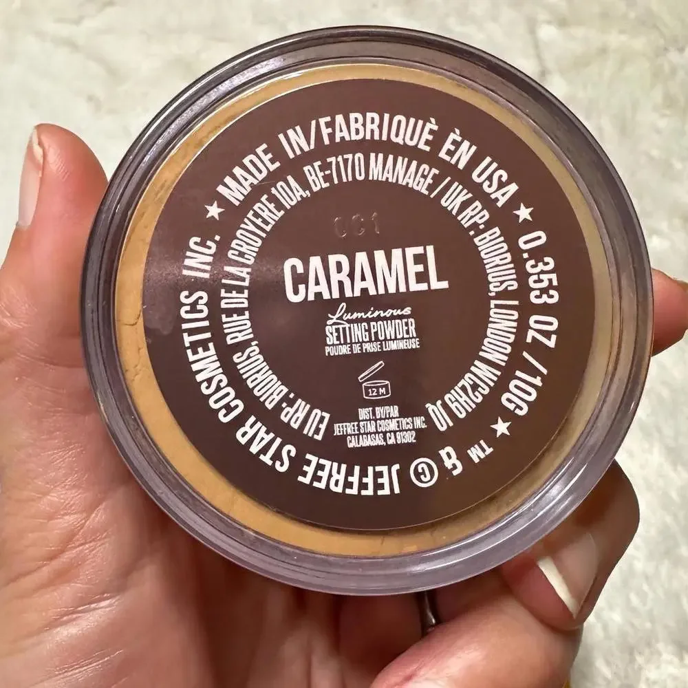 NIB Jeffree Star Magic Star Luminous Setting Powder Caramel Full Size 10g